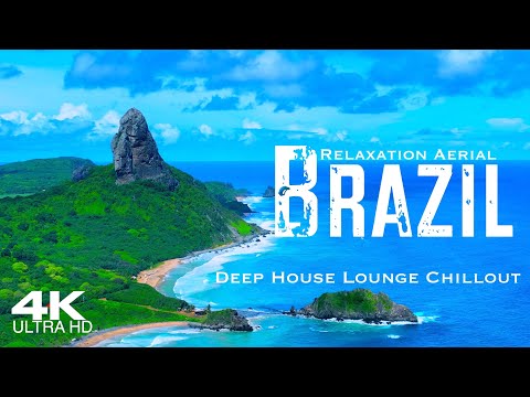 [4K] BRAZIL 🇧🇷 BRASIL 2023 | 2½ Hour Drone Aerial with Deep House | São Paulo & Rio de Janeiro