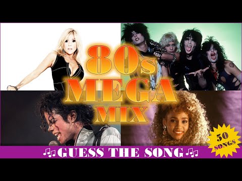 50 HITS of the 80s – MEGA MIX! | MUSIC QUIZ | Guess the song