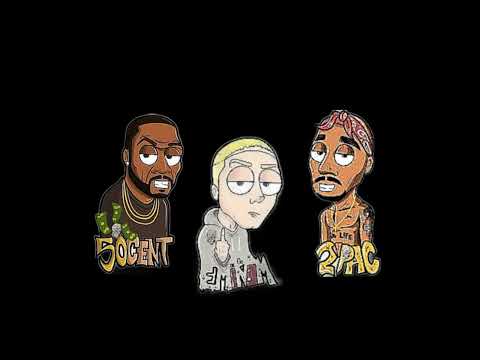 50Cent x Eminem x 2Pac x Snoop Dogg x Dr. Dre x Ice Cube x Eazy-E  –  Without Me (REMIX)