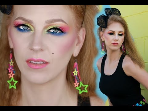 80s POP STAR | HALLOWEEN MAKEUP TUTORIAL | BETTER OFF RED