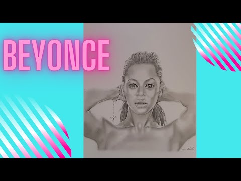 Beyonce Knowles-Carter Drawing | Graphite Pencil #shorts #drawing #beyonce