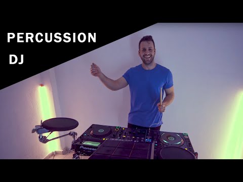 DJing WITH PERCUSSION – LIVE MASHUP 1 (Fatboy Slim, Fisher, Tube & Berger)