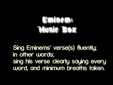 Eminem: Music Box CHALLENGE