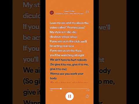 Give it to me ~ Justin Timberlake Timberland #music #spedup #spedupsongs #viral #fyp #tiktok #Timber