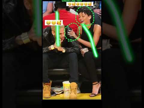 Green Line Test – Rihanna and Chris Brown #music #shorts ￼