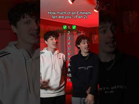 Guess the Eminem Song (PART 2)