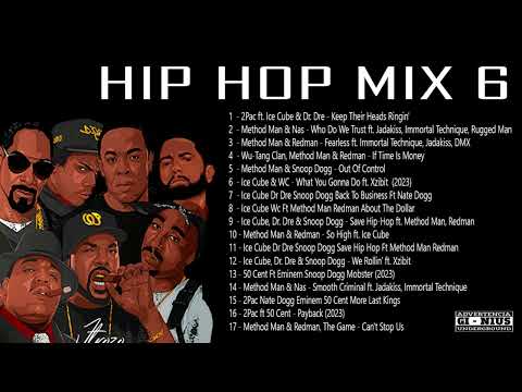 HIP HOP MIX 2023 FLASH 2pac, Snoop Dogg, Dr. Dre, Eminem, DMX, Ice Cube, Xzibit, Method Man, 50 cent