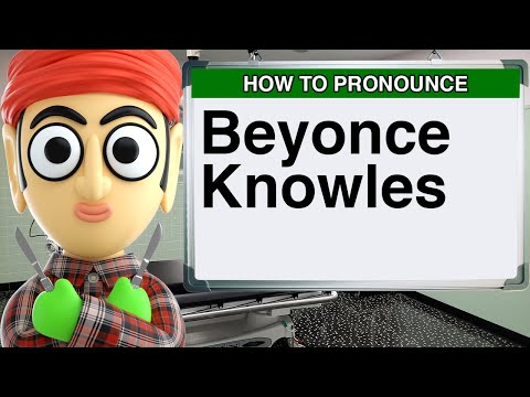 How to Pronounce Beyonce Knowles Singer
