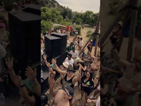 Ever wondered what it’s like to party in a canyon? 🎉  #Anjunadeep #Shorts