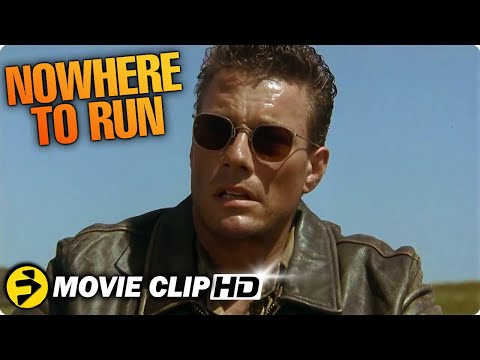 NOWHERE TO RUN | High-Speed Motorcycle Chase Scene | Jean Claude-Van Damme