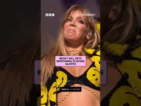 you might not be crying but we are 🥹🫶 #beckyhill #glastonbury2023 #glastonbury #glasto #festival
