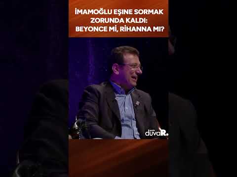 İmamoğlu eşine sormak zorunda kaldı: Beyonce mi, Rihanna mı? #shorts