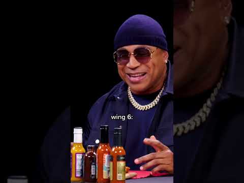 LL COOL J's reaction to every wing on Hot Ones #shorts