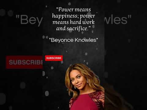 Quotes About Succsess By Beyonce Knowles #shorts #quotes