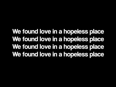 Rihanna – We Found Love (LYRICS)
