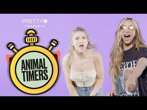 Animal Timers I Little Mix's Perrie and Jade are super competitive!