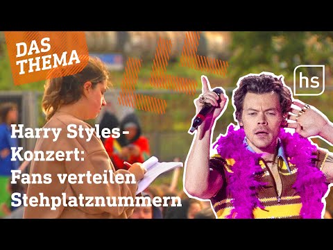Bändchen entscheiden, wie nah Fans Harry Styles kommen | hessenschau DAS THEMA