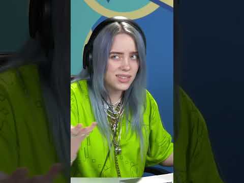 Billie Eilish Reacts To Teens Reacting To Her! #music #reaction #billieeilish #celebrity #shorts