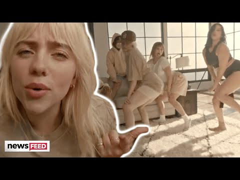 Billie Eilish TWERKS At Epic Slumber Party For 'Lost Cause' Video!