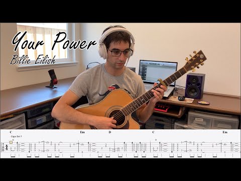Billie Eilish – Your Power (Fingerstyle Guitar Cover) with Tabs