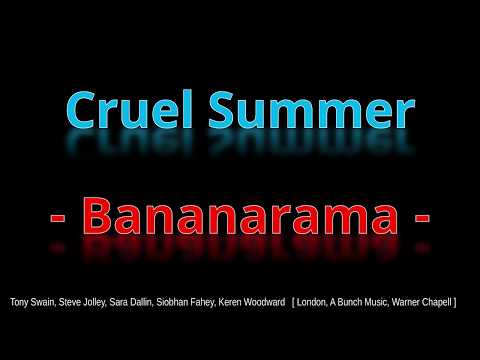Cruel Summer – Bananarama, HQ sound (HD, 320kbps) w/Lyrics