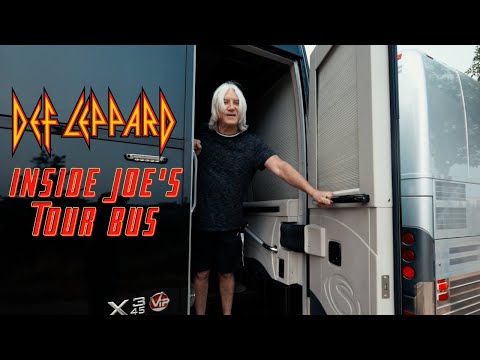 DEF LEPPARD – Behind The Stadium Tour – Inside Joe Elliott's Tour Bus