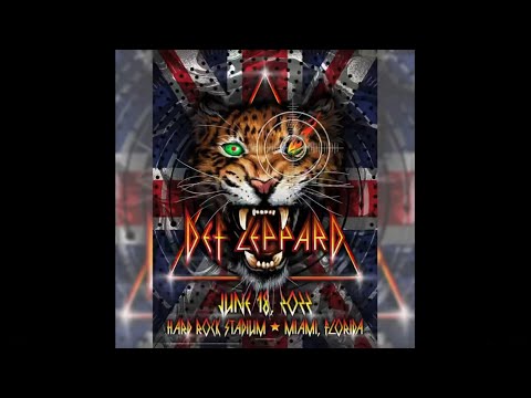 DEF LEPPARD – Full Concert Stadium Tour Live @ Hard Rock Stadium, Miami FL 18 JUN 2022