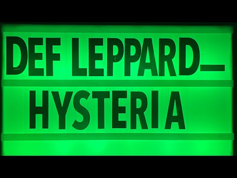 Def Leppard – Hysteria (Bass Cover).
