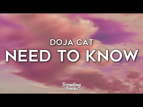 Doja Cat – Need To Know (Clean – Lyrics)