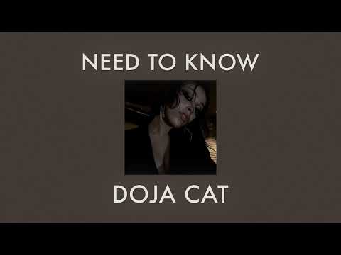 doja cat – need to know (slowed w/ reverb)