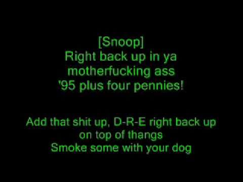 Dr. Dre feat. Snoop Dogg – Still Dre (Lyrics)