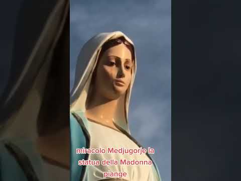 ❤ Medjugorje – la statua della Madonna piange