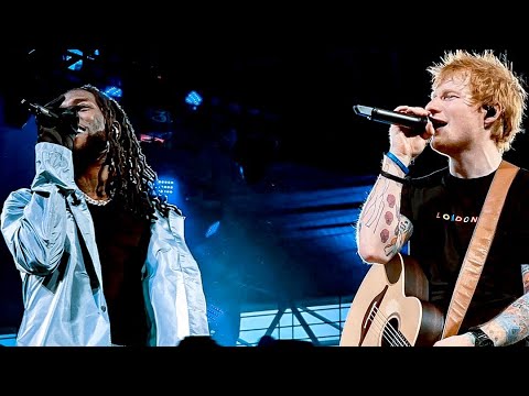 Ed Sheeran & Burna Boy – For My Hand (NEW SONG) – 30/6/2022 Mathematics Tour Wembley Stadium, London
