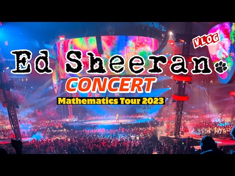 ED SHEERAN Mathematics Tour 2023 HD | Houston, tx | *vlog