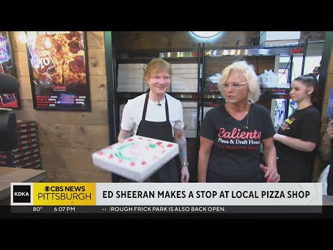 Ed Sheeran stops by Caliente Pizza & Drafthouse