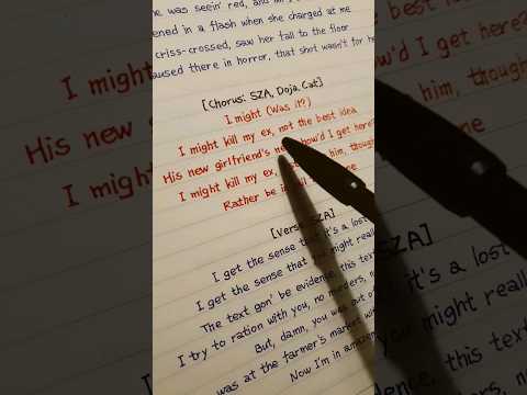 💔 Kill Bill (SZA & Doja Cat) #killbill #killbilllyrics #killbillsza #sza #dojacat #shorts