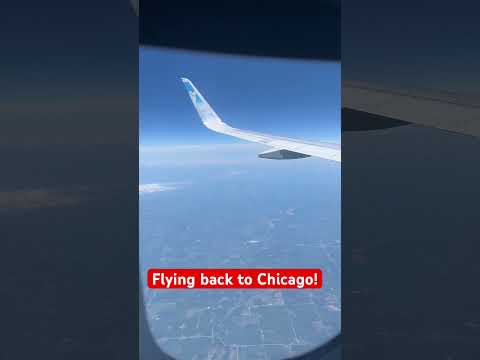 Flying back home to Chicago