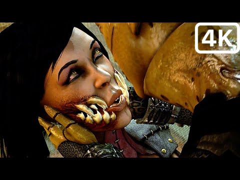 D’vorah Eats Mileena Alive Scene – Mortal Kombat (2023) 4K ULTRA High Graphics