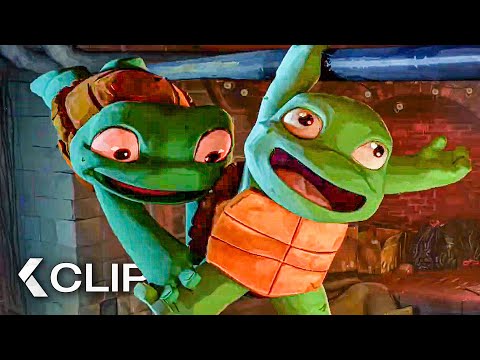 Baby Ninja Turtles Scene – Teenage Mutant Ninja Turtles: Mutant Mayhem (2023)