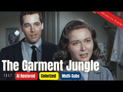 The Garment Jungle (1957)  | Colorized | Lee J. Cobb, Kerwin Mathews | Film Noir Crime | Subtitles