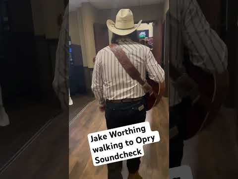 Jake Worthington walks to Opry Soundcheck! Debut to come!
