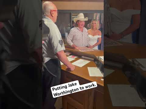 Opry debut artist Jake Worthington goes to work.