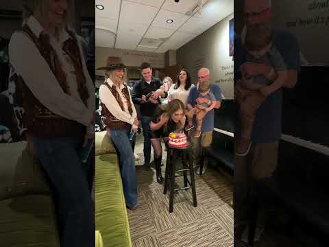 @KaseyTyndall celebrates her birthday backstage @ the Opry!