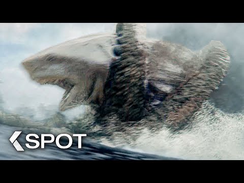 Meg 2: The Trench “Megalodon vs. Giant Kraken Fight” New TV Spot (2023)