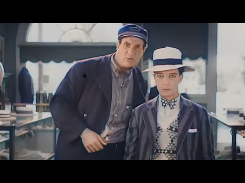 Silent, Action | Steamboat Bill, Jr. (1928) Buster Keaton | Colorized Movie | Subtitles