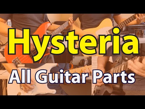 Hysteria by Def Leppard – All guitar parts play through