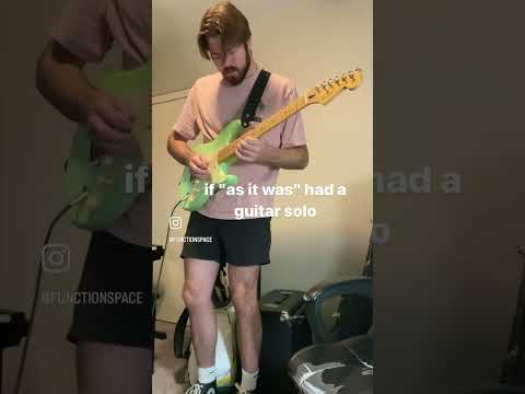 if As it Was by Harry Styles had a guitar solo