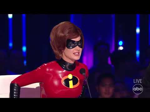 Katy Perry, Elastigirl Latex Costume, American Idol