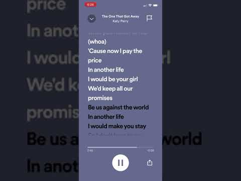 Katy Perry💕The One That Got Away🦋Lyrics