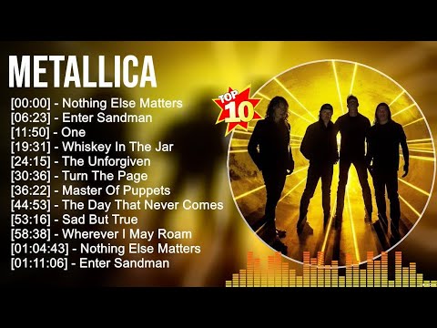 M e t a l l i c a Greatest Hits Full Album ~ Best Songs ~ Top 10 Hits of All Time